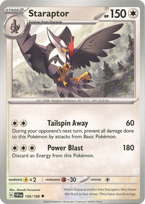 Pokemon Staraptor 150/198 SV01: Scarlet & Violet Base Set Normal - EternaCards