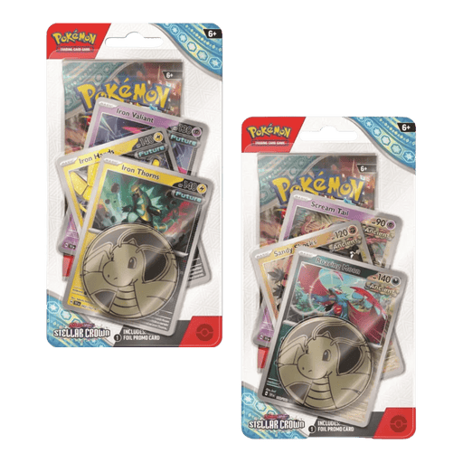 Pokemon Stellar Crown Premium Checklane Blister (Iron Thorns/Roaring Moon) - EternaCards