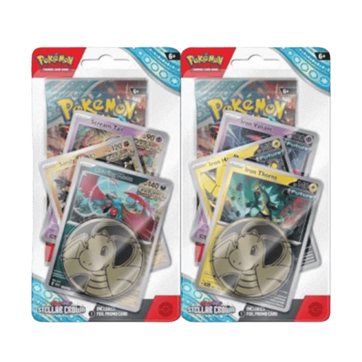 Pokemon Stellar Crown Premium Checklane Blister (Iron Thorns/Roaring Moon) - EternaCards