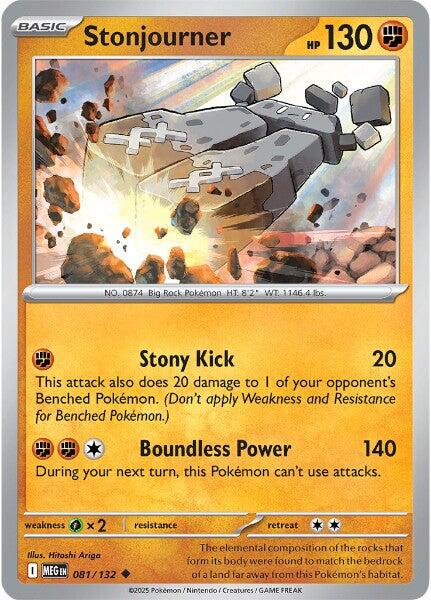 Pokemon Stonjourner 081/132 ME01: Mega Evolution Normal - EternaCards