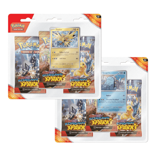 Pokemon Surging Sparks 3 - Pack Blister (Zapdos/Quagsire) - EternaCards