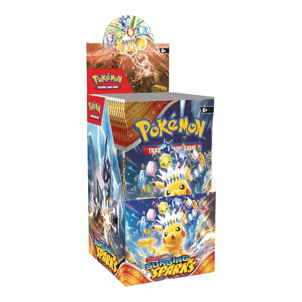 Pokemon Surging Sparks Half Booster Box (18 Packs) EternaCards Pokemon Surging Sparks Half Booster Box (18 Packs) EternaCards