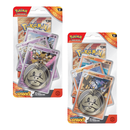 Pokemon Surging Sparks Premium Checklane Blister (Alakazam/Chandelure) - EternaCards