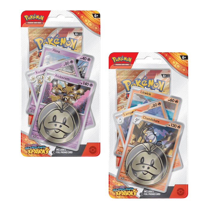 Pokemon Surging Sparks Premium Checklane Blister (Alakazam/Chandelure) - EternaCards