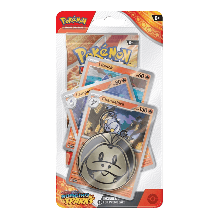 Pokemon Surging Sparks Premium Checklane Blister (Alakazam/Chandelure) - EternaCards