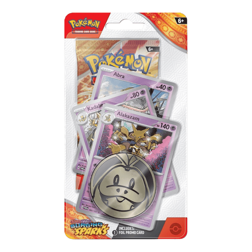 Pokemon Surging Sparks Premium Checklane Blister (Alakazam/Chandelure) - EternaCards