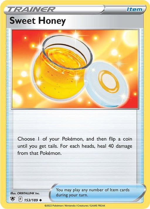 Pokemon Sweet Honey 153/189 SWSH10: Astral Radiance Reverse Holo - EternaCards