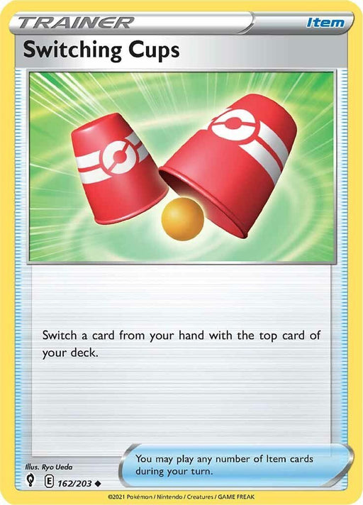 Pokemon Switching Cups 162/203 SWSH07: Evolving Skies Reverse Holo - EternaCards