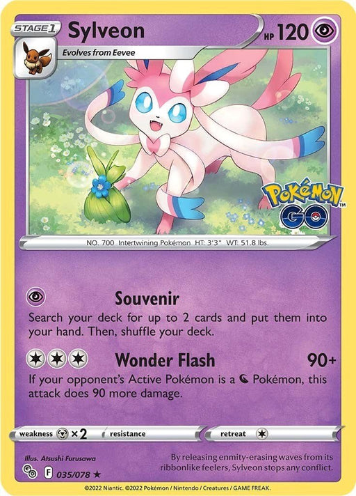 Pokemon Sylveon 035/078 Pokemon GO Holo - EternaCards