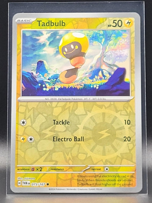 Pokemon Tadbulb 073/167 SV06: Twilight Masquerade Normal - Eterna Cards