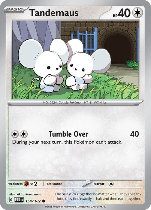 Pokemon Tandemaus - 154/182 154/182 SV04: Paradox Rift Normal - EternaCards