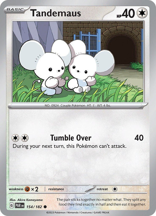 Pokemon Tandemaus - 154/182 154/182 SV04: Paradox Rift Normal - EternaCards