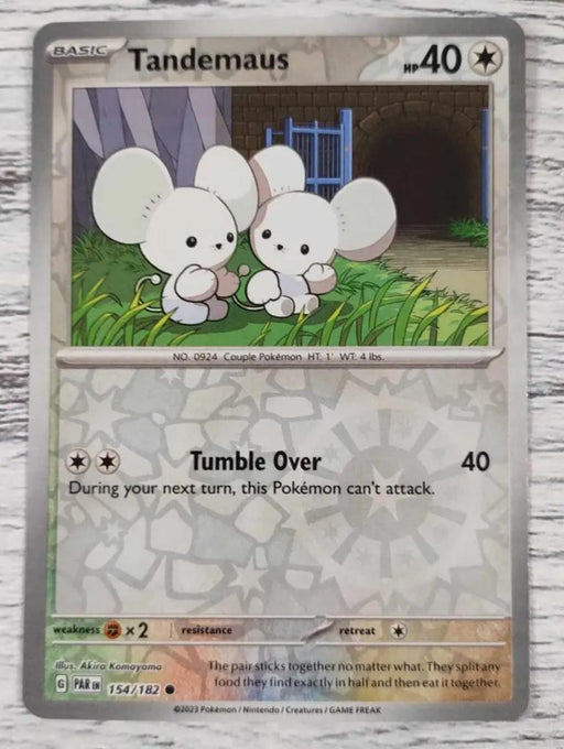 Pokemon Tandemaus - 154/182 SV04: Paradox Rift Normal - Eterna Cards