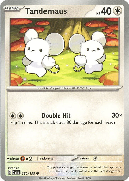 Pokemon Tandemaus - 160/198 160/198 SV01: Scarlet & Violet Base Set Normal - EternaCards