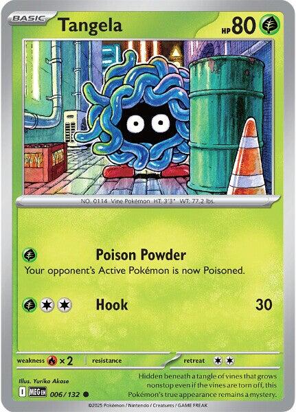 Pokemon Tangela 006/132 ME01: Mega Evolution Normal - EternaCards