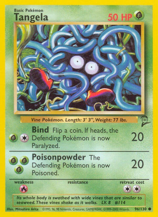 Pokemon Tangela 096/130 Base Set 2 Normal - Eterna Cards