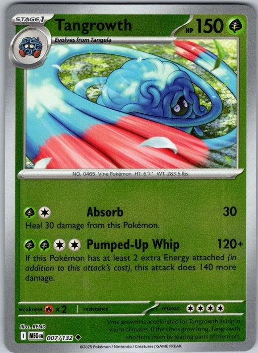 Pokemon Tangrowth 007/132 ME01: Mega Evolution Normal - Eterna Cards