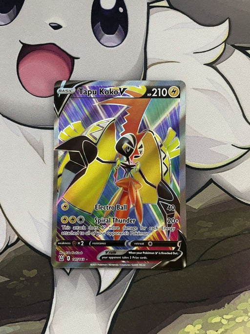 Pokemon Tapu Koko V Full Art - Battle Styles - 147/163 - EternaCards