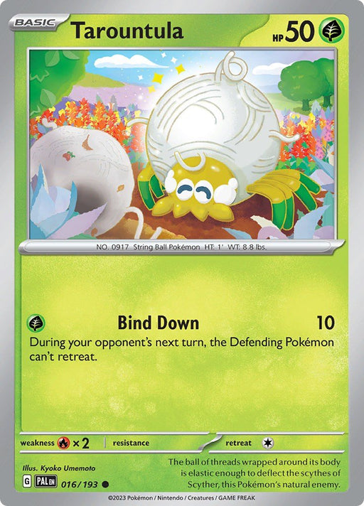 Pokemon Tarountula - 016/193 016/193 SV02: Paldea Evolved Normal - EternaCards