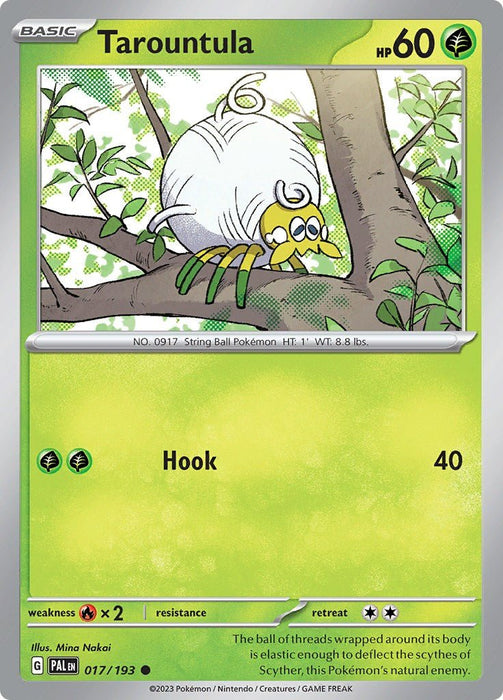 Pokemon Tarountula - 017/193 017/193 SV02: Paldea Evolved Normal - EternaCards