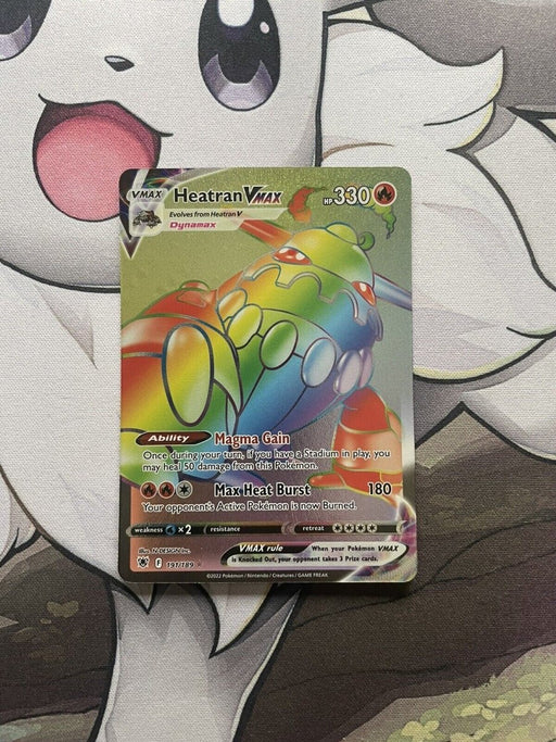 Pokemon TCG Astral Radiance Heatran VMAX - 191/189 - Rainbow Rare  - EternaCards