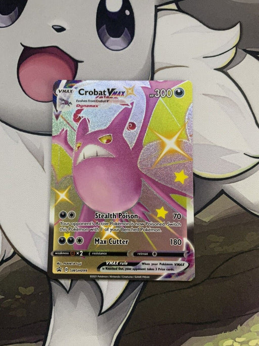 Pokémon TCG Crobat VMAX SWSH Black Star Promos SWSH099 Regular Size - EternaCards