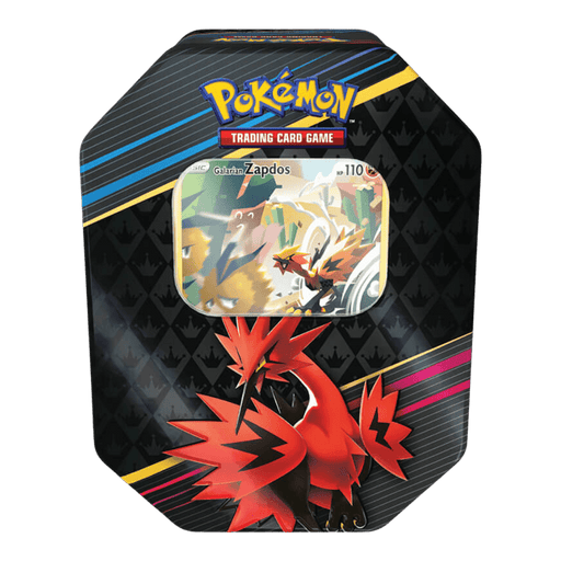 Pokemon TCG: Crown Zenith Tin - Galarian Zapdos - EternaCards