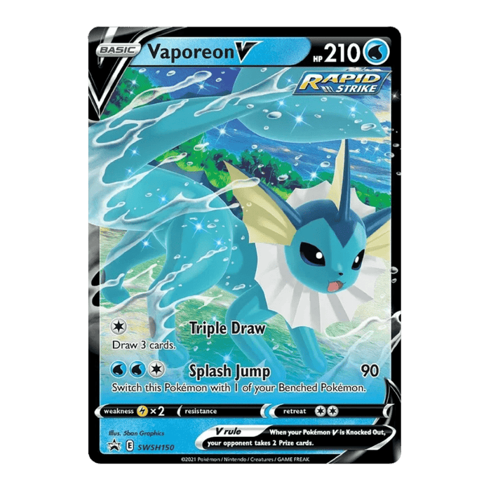 Pokemon TCG: Eevee Evolutions Tin - Vaporeon - EternaCards