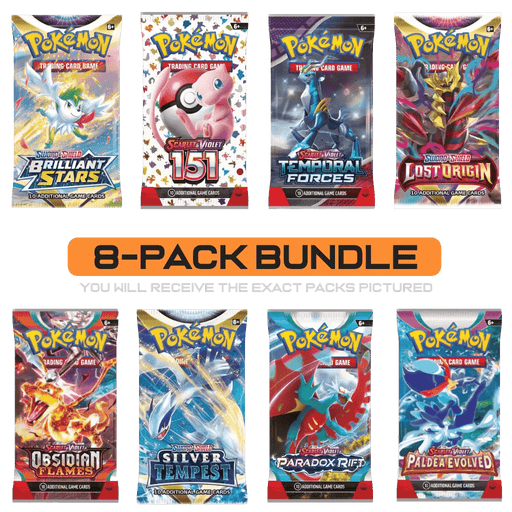 pokemon booster pack english Buy Pokemon English Booster Pack Bundle (8 Packs) EternaCards