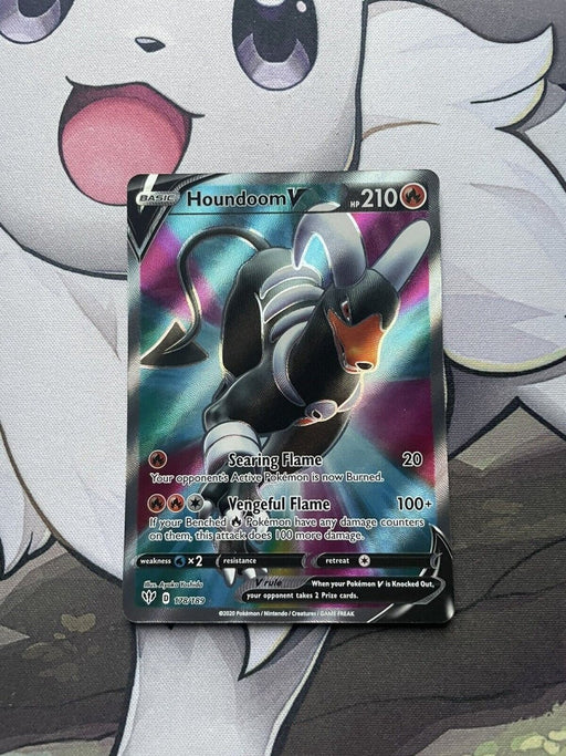 Pokémon TCG Houndoom V Darkness Ablaze 178/189 Holo Full Art - EternaCards