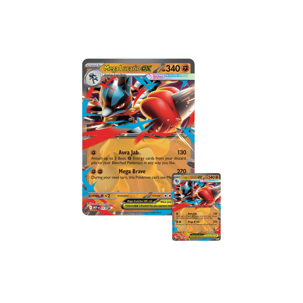 Pokemon TCG: Mega Lucario ex Figure Collection - EternaCards