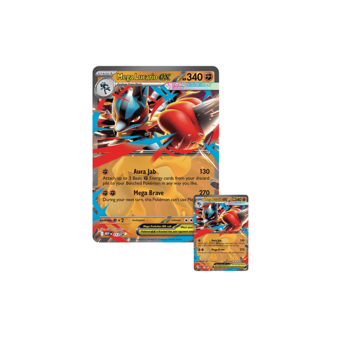 pokemon card mega lucario Pokemon TCG: Mega Lucario ex Figure Collection — EternaCards