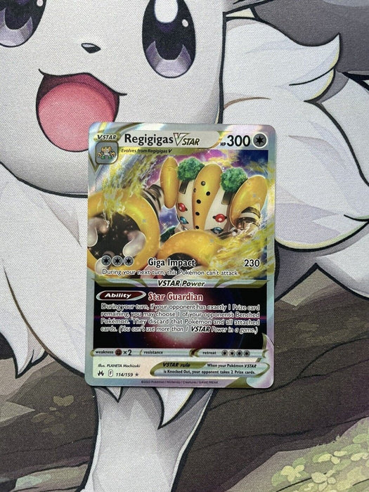 Pokémon TCG Regigigas VSTAR Crown Zenith 114/159 Holo Ultra Rare - EternaCards