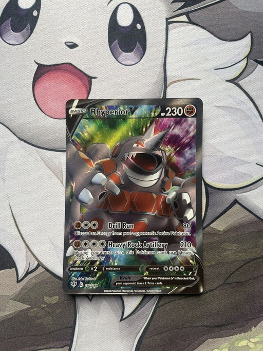 Pokémon TCG Rhyperior V Darkness Ablaze 181/189 Holo Full Art - EternaCards