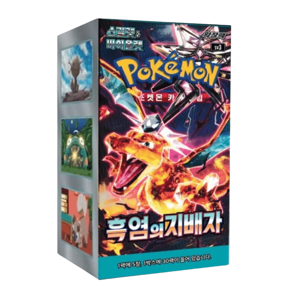 Pokemon Ruler of the Black Flame Korean Booster Box (sv3) EternaCards Pokemon Ruler of the Black Flame Korean Booster Box (sv3) EternaCards