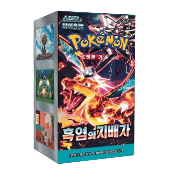 Pokemon TCG: Ruler of the Black Flame sV3 - Korean Booster Box - EternaCards