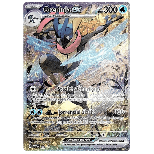 Pokemon TCG: Scarlet & Violet - Shrouded Fable - Greninja ex SVP 132 Promo - EternaCards