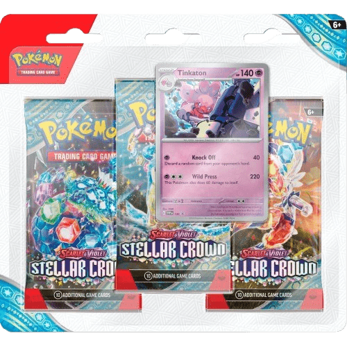 Pokemon TCG - Scarlet & Violet - Stellar Crown - 3 - Pack Blister (Latias/Tinkaton) - EternaCards