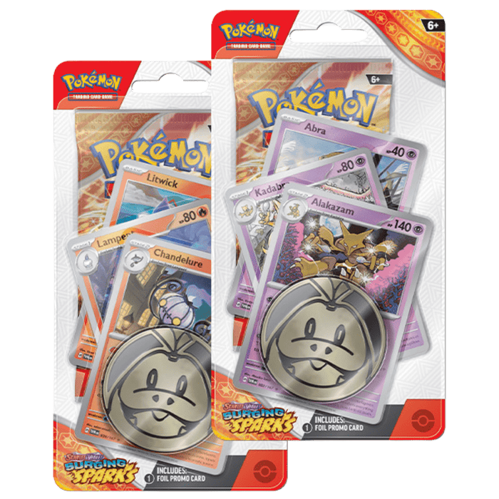 Pokemon Surging Sparks Premium Checklane Blister (Alakazam/Chandelure) - Eterna Cards