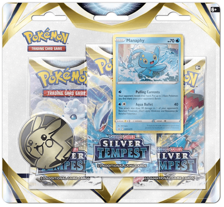 Pokemon TCG: Silver Tempest - 3 - Pack Blister - Manpahy - EternaCards