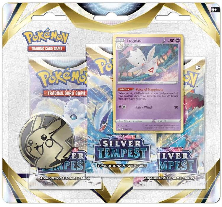 Pokemon TCG: Silver Tempest - 3 - Pack Blister - Togetic - EternaCards