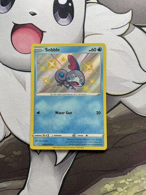 Pokémon TCG Sobble Shining Fates SV025/SV122 Holo Shiny Holo Rare - EternaCards