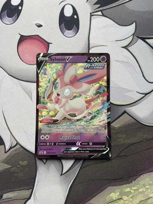 Pokémon TCG Sylveon V SWSH Black Star Promos SWSH202 Holo Promo - EternaCards