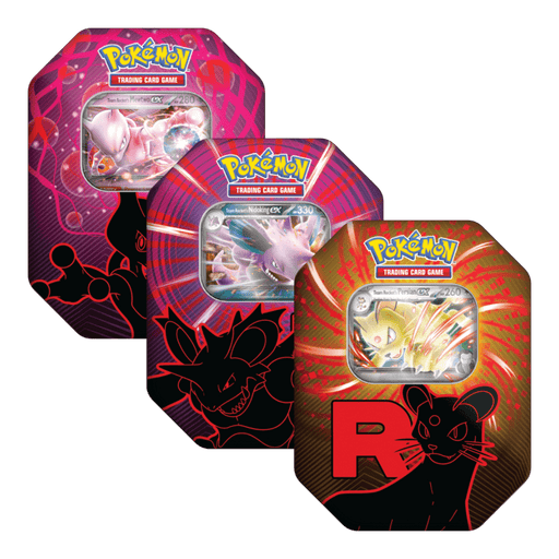 Pokemon Team Rocket Tin (1 of each) - EternaCards