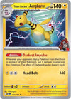 Pokemon Team Rocket's Ampharos 074/182 SV10: Destined Rivals Normal