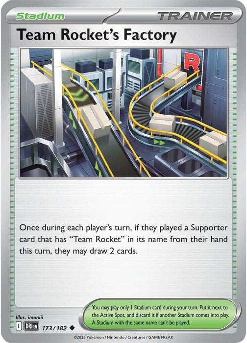 Pokemon Team Rocket's Factory 173/182 SV10: Destined Rivals Reverse Holo - EternaCards