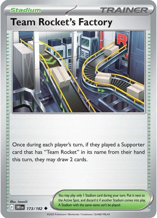 Pokemon Team Rocket's Factory 173/182 SV10: Destined Rivals Reverse Holo - EternaCards