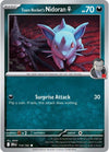 Pokemon Team Rocket's Nidoran F 114/182 SV10: Destined Rivals Reverse Holo
