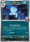 Pokemon Team Rocket's Nidorina 115/182 SV10: Destined Rivals Normal