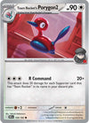Pokemon Team Rocket's Porygon2 154/182 SV10: Destined Rivals Reverse Holo